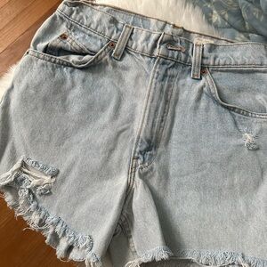 Levi’s light wash shorts